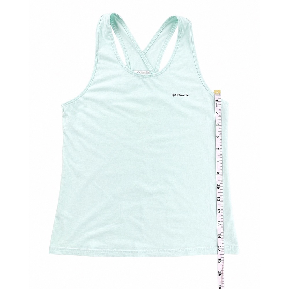Columbia Womens Mint Green Sun Trek Tank Top Activewear Hiking Outdoor Small - Picture 5 of 6